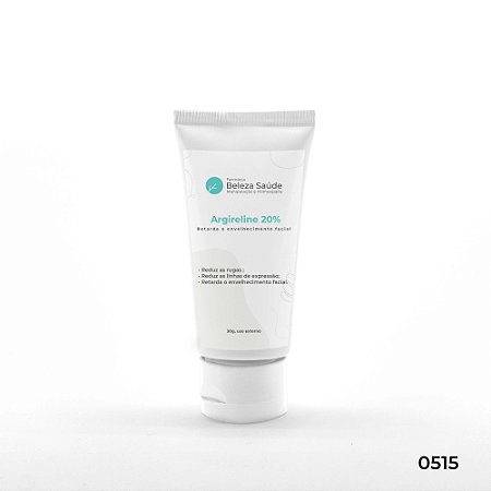 Argireline 20% - Creme para Retardar o Envelhecimento Facial - 30g