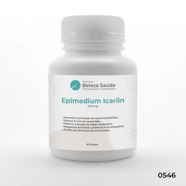 Epimedium Icariin 250mg - 90 doses