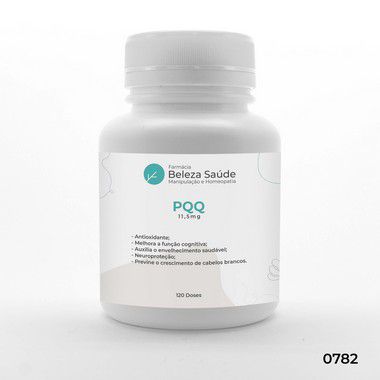 PQQ Pirroloquinolina Quinona 11,5mg - 120 doses