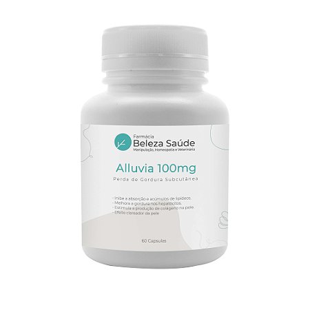 Alluvia 100mg  Perda de Gordura Subcutânea  60 doses