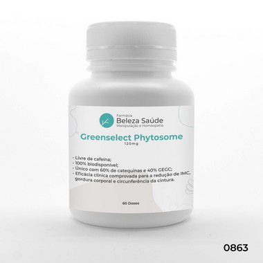 Greenselect Phytosome 120mg : Termogênico Modulador Corporal - 60 doses