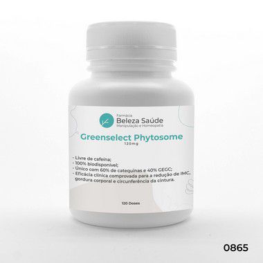 Greenselect Phytosome 120mg : Termogênico Modulador Corporal - 120 doses