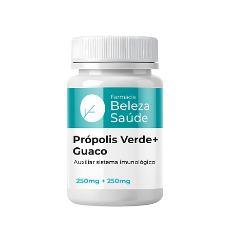 Própolis Verde 250mg + Guaco 250mg 60 Cápsulas