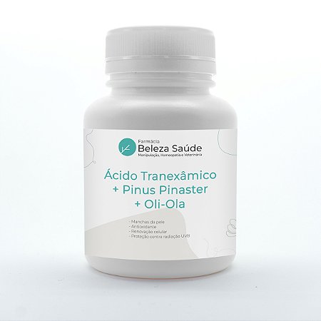 Ácido Tranexâmico + Pinus Pinaster  + Oli-Ola - Tratar Melasma - 30 doses