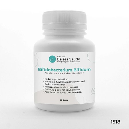 Bifidobacterium Bifidum - Probiótico para Evitar Bactérias - 90 doses