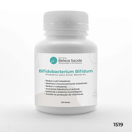 Bifidobacterium Bifidum - Probiótico para Evitar Bactérias - 120 doses