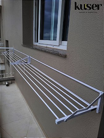 Varal Articulável Dobrável Linha Diamante "Super Reforçado"