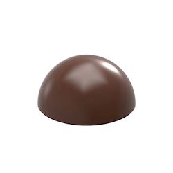 CW1961 - Fôrma de policarbonato para chocolate modelo meia-esfera 3,8cm
