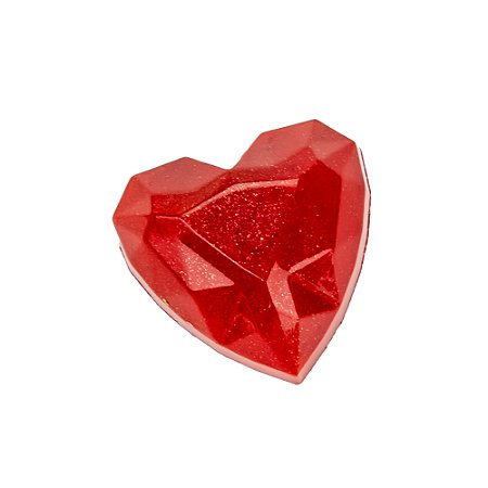 MA1993 - Fôrma de policarbonato para chocolate modelo Diamond Heart