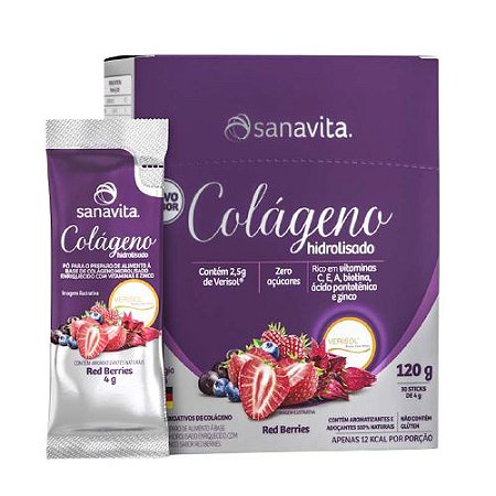 COLÁGENO HIDROLISADO VERISOL COM 30 SACHÊS - SANAVITA