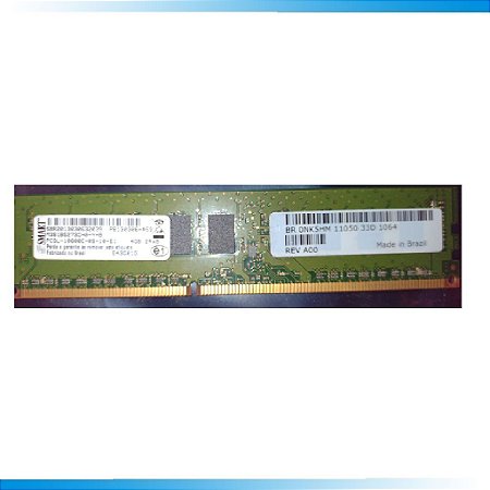 Memória Dell 4GB DDR3-1333MHz PC3L-10600 ECC 2Rx8 Unbuffered CL9 240-Pin DIMM 1.35V