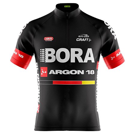 Camisa Ciclismo Masculina Mountain Bike Bora Argon 18 Dry Fit Proteção UV+50