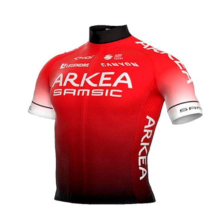 camisa ciclismo Masculina ERT Manga curta EKOI ARKEA SAMSIC
