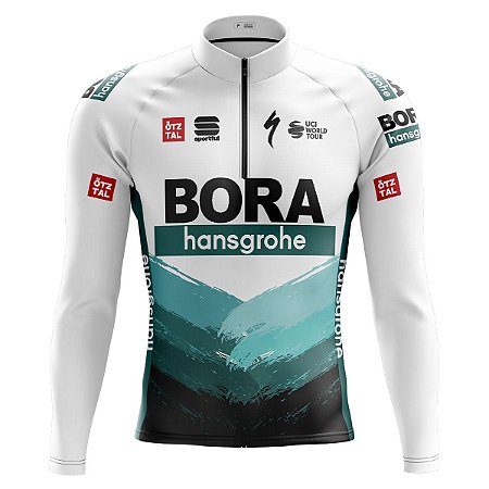 Camisa Ciclismo Masculina Mountain Bike Bora Manga Longa Dry Fit Proteção UV+50