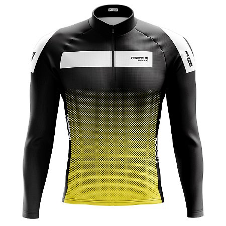 Camisa Ciclismo Masculina Mountain Bike Pro Tour Cairo dry fit proteção uv+50