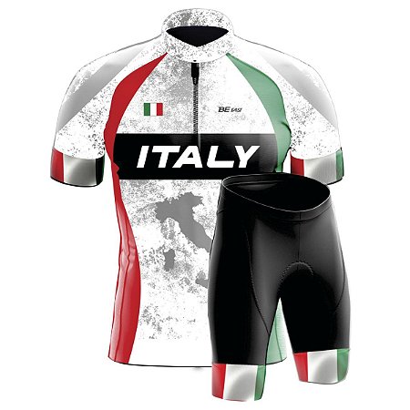 Conjunto Masculino Ciclismo Bermuda e Camisa Itália