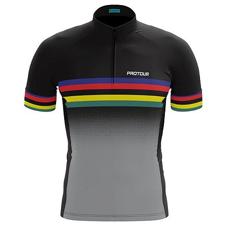 Camisa Ciclismo Masculina Smart Pro Tour UCI Lateral Micro Perfurada