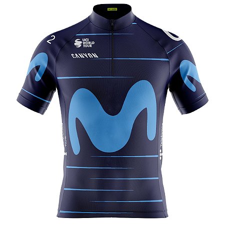 Camisa Ciclismo Moutain Bike Movistar