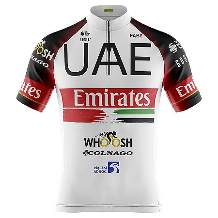 Camisa Ciclismo Moutain Bike UAE Dry Fit Proteção UV+50