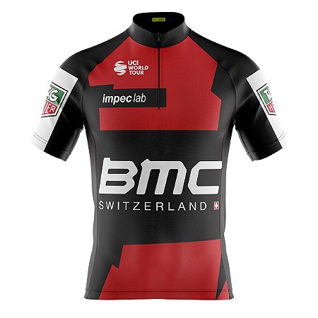 Camisa Ciclismo Mountain Bike BMC Team Dry Fit Proteção UV+50