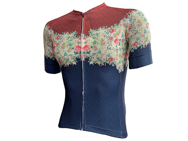 Camisa Ciclismo Mountain Bike Feminina Marelli Donna Floral