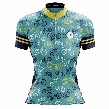 Camisa Ciclismo Mountain Bike Feminina Bikes