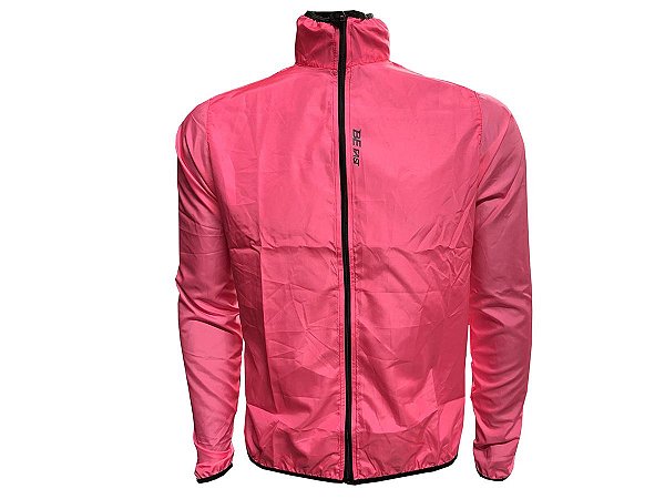 Jaqueta Corta Vento Ciclismo MTB Bike Pro Tour Rosa Neon