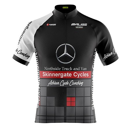 Camisa Ciclismo Mountain Bike Mercedes Benz Dry Fit Proteção UV+50
