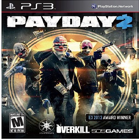 Payday 2 Ps3 - Loja Tatu Games - Jogos para Ps3, Ps4, Xbox 360 e Xbox One