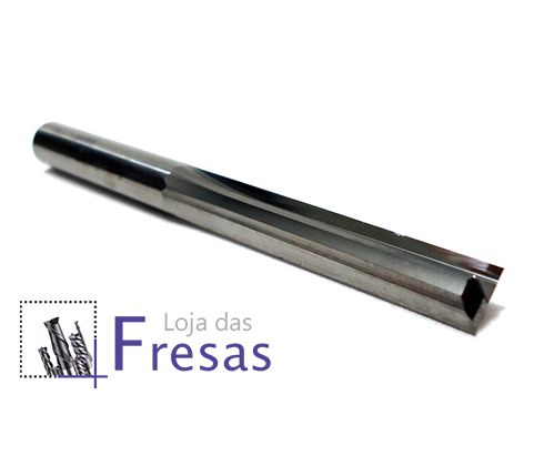 Fresa de 2 cortes retos - 8mm - Metal duro