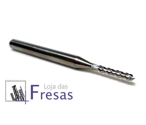 Fresa topo raiada - 1,5mm - Metal duro