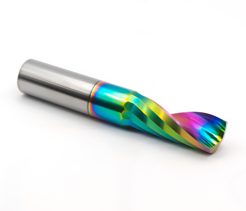 Fresa de 1 corte helicoidal - 10mm - Metal duro c/ DLC