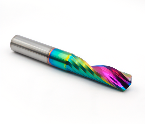 Fresa de 1 corte helicoidal - 12mm - Metal duro c/ DLC