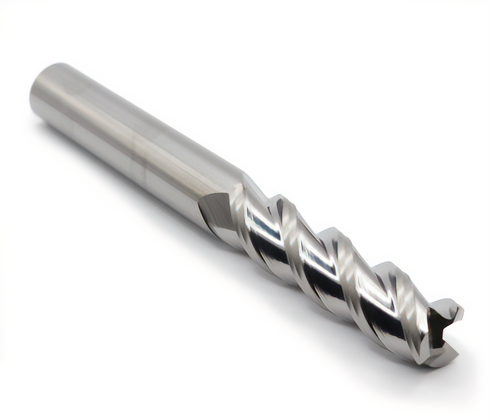 Fresa de 3 cortes helicoidais - 20mm - Metal duro - HRC55