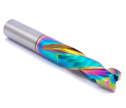 Fresa up&down 2 cortes helicoidais 8,0mm - Metal duro c/ DLC