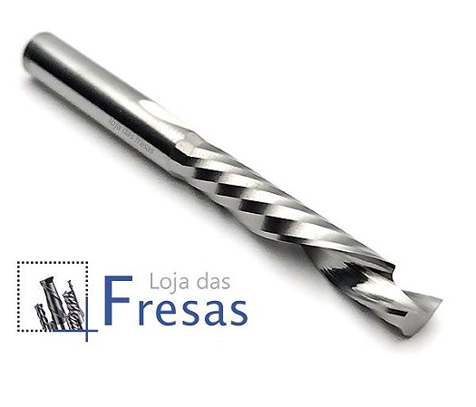 Fresa up&down 1 corte helicoidal 6,0mm - Metal duro