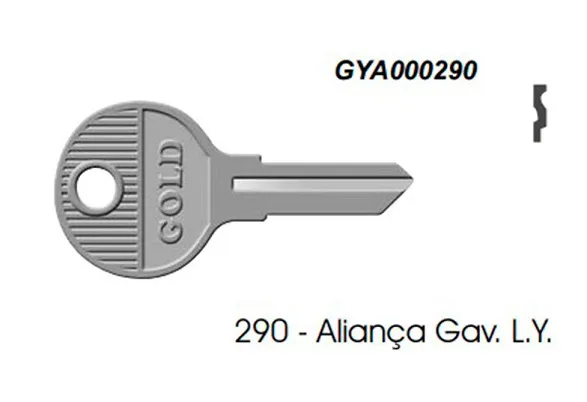Chave Yale 290 Aliança ( Unidade )