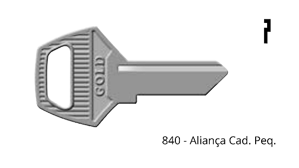 Chave Yale 840 Aliança ( Unidade )