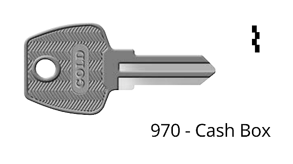 Chave Yale 970 Cash Box ( Unidade )