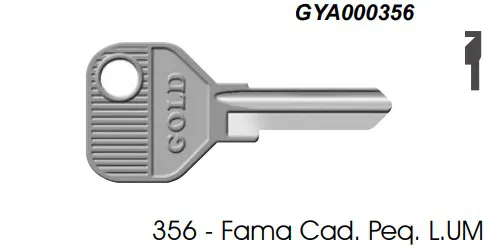 Chave yale 356 Fama ( Unidade )