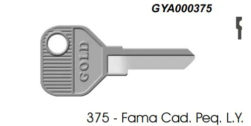Chave yale 375 Fama ( Unidade )