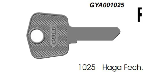 Chave Yale 1025 Haga ( Unidade )