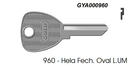 Chave Yale 960 Hela ( Unidade )