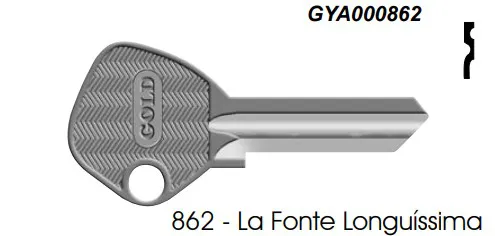 Chave Yale 862 Lafonte ( Unidade )