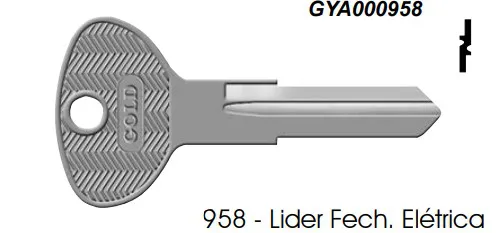 Chave Yale 958 Lider ( Unidade )