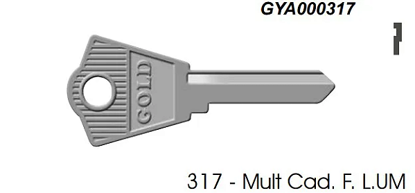 Chave yale 317 Mult ( Unidade )