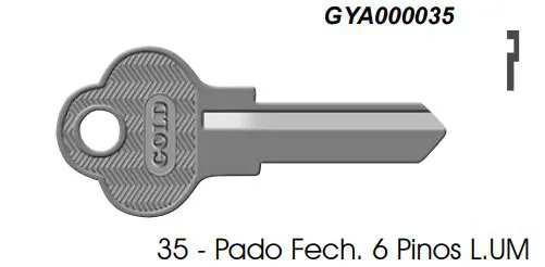 Chave Yale 35 Pado ( Unidade )