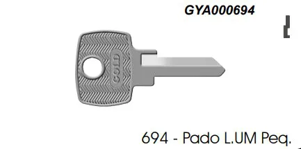 Chave Yale 694 Pado ( Unidade )