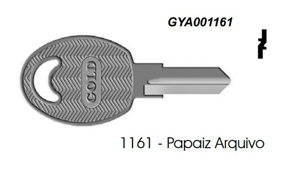 Chave Yale 1161 Papaiz ( Unidade )