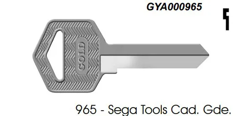 Chave Yale 965 Sega Tools ( Unidade )